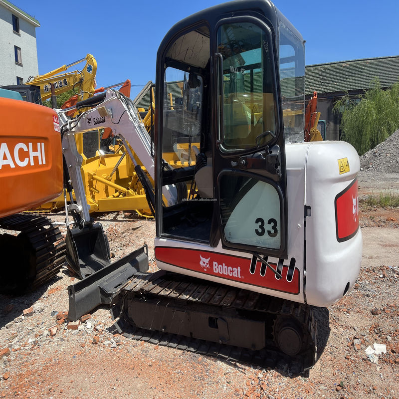 Excavadora mini Bobcat 331 Pequeña excavadora de hoyos de postes de segunda mano