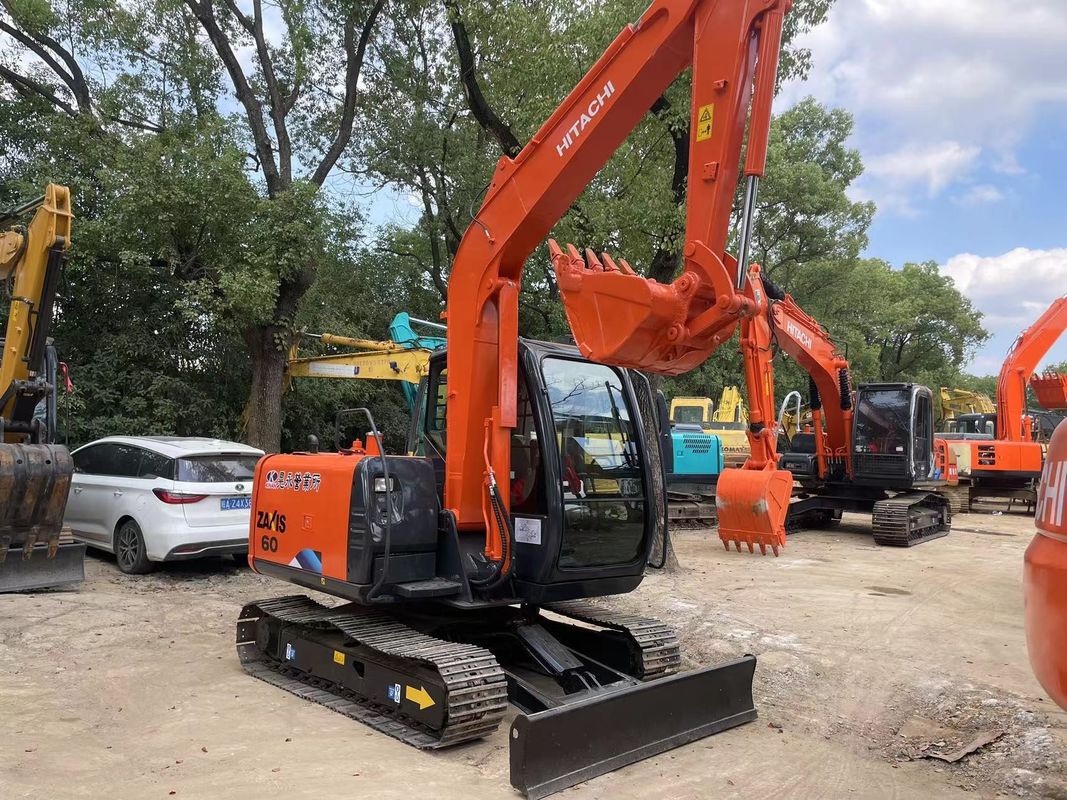Vender Alta calidad usada Hitachi ZX60 Mini excavadora usada Japón Hitachi excavadora ZX60 para la venta