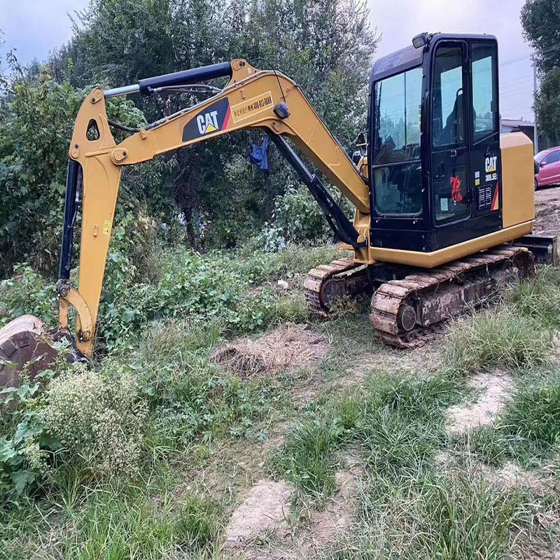 Mini excavadora en buen estado excavadora de segunda mano de 5,5 toneladas Mini CAT 305.5 Excavadora de rastreo