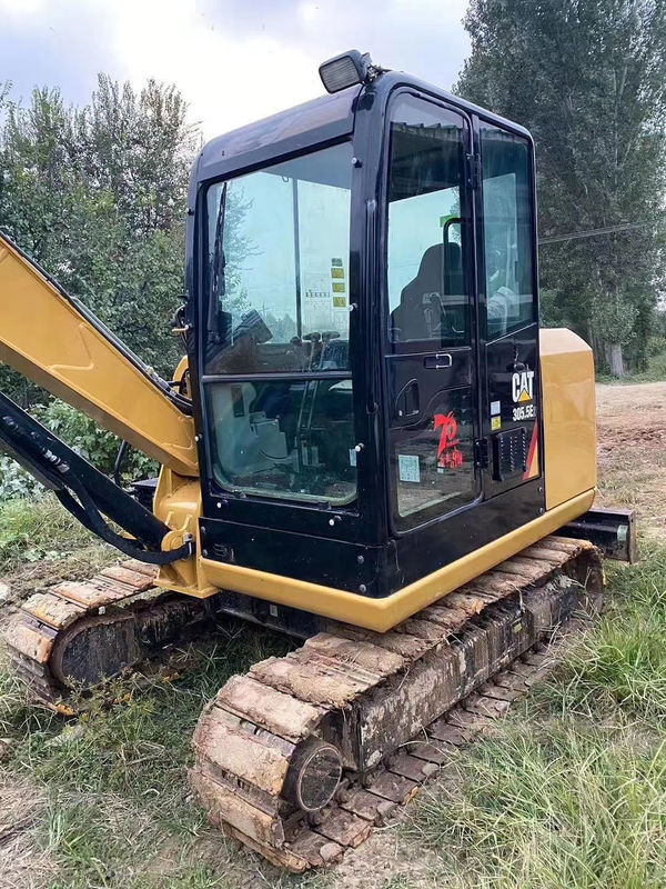 Mini excavadora en buen estado excavadora de segunda mano de 5,5 toneladas Mini CAT 305.5 Excavadora de rastreo