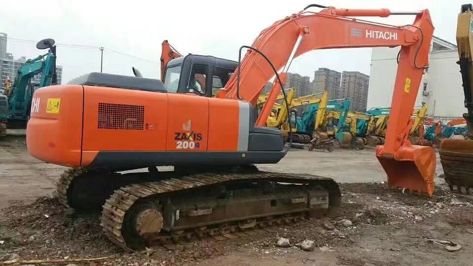 20 toneladas usadas Hitachi ZAXIS 200 retroexcavadora excavadora minería equipo pesado excavadora cargador ZX200 Buen estado Precio final Exc