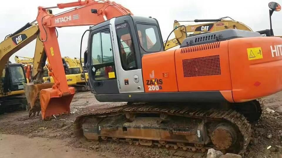 20 toneladas usadas Hitachi ZAXIS 200 retroexcavadora excavadora minería equipo pesado excavadora cargador ZX200 Buen estado Precio final Exc