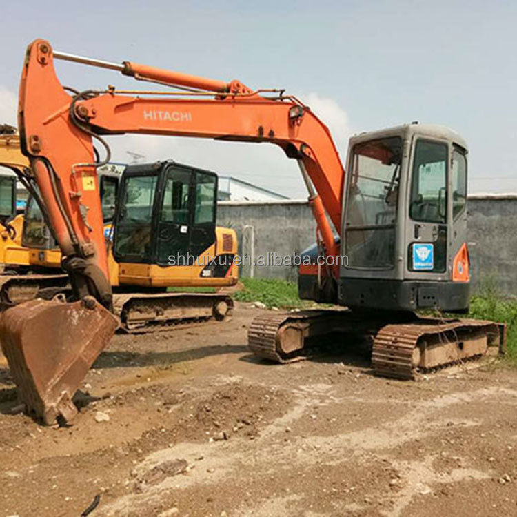 Hitachi en stock Usado Hitachi 55 mini excavadora para la venta de segunda mano Hitachi 55 excavadora pequeña en buenas condiciones