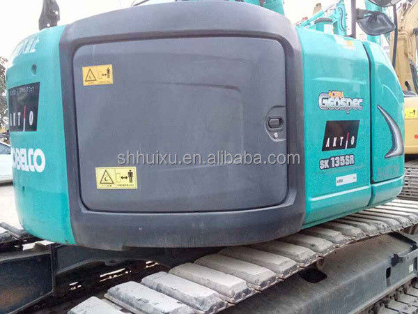 La excavadora de segunda mano más vendida Kobelco135/ Máquina de excavación usada de buena calidad Kobelco135 en venta