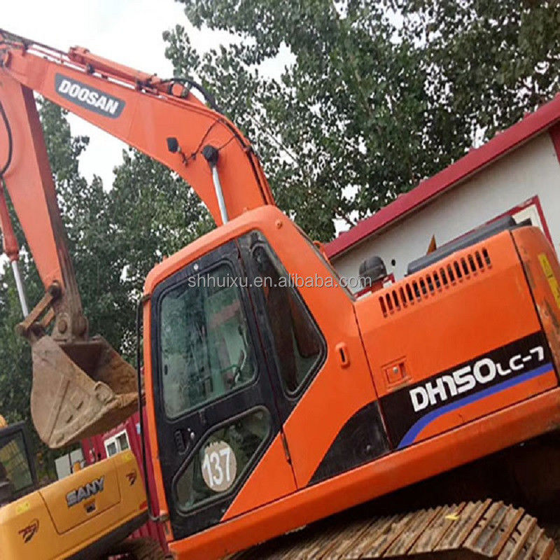 Excavadora de segunda mano DOOSAN DH150 de calidad DOOSAN DH150 con precio bajo en venta