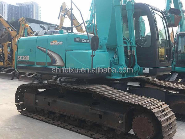 Kobelco SK200 Excavadora de segunda mano más vendida Kobelco SK200/Máquina de excavación de buena calidad Kobelco SK200 para la venta