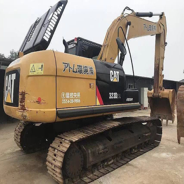 Excavadora usada máquina de orugas CAT323 en venta en buen estado, buen precio excavadora usada