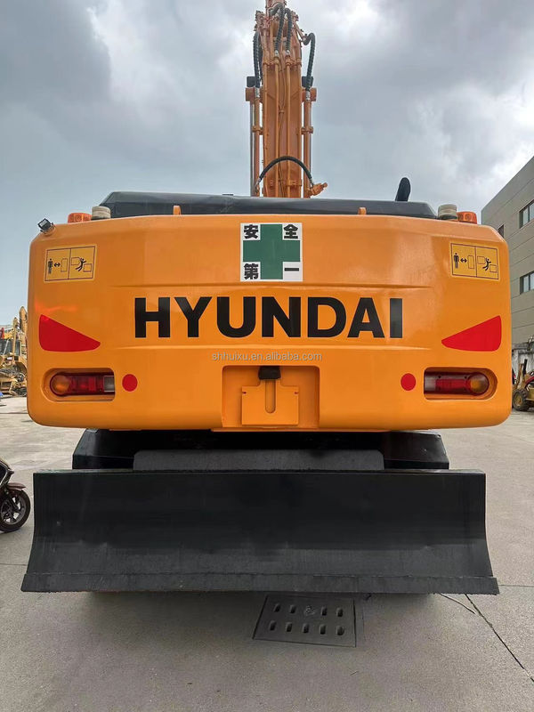 Excavadora de ruedas de segunda mano de buena calidad HYUNDAI210W 21T Excavadora usada máquina de excavación para la venta