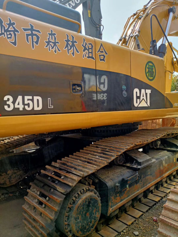 Excavadora de rastreador de segunda mano buena máquina de excavadora de gatos precio maquinaria japonés usado cat345, usados marca japonesa CAT345