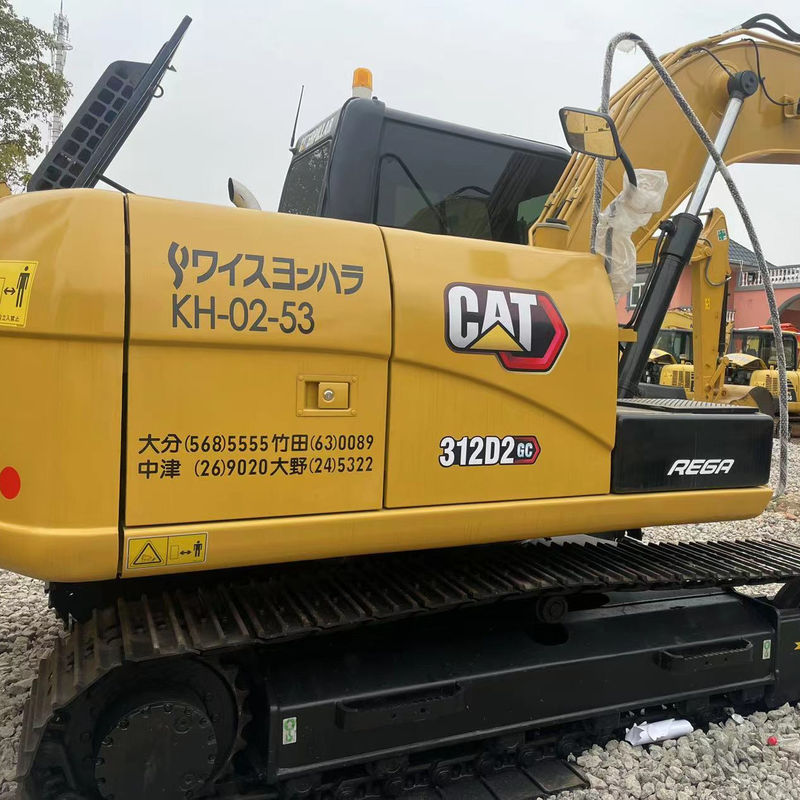 Excavadora hidráulica usada CAT312D máquina de construcción, de segunda mano excavadora de la oruga de rasca CAT312D con buen funcionamiento
