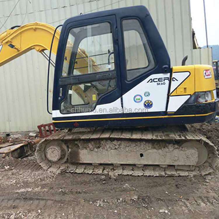 Excavadora de excavadora hidráulica usada Kobelco60-3, mini de segunda mano de alta calidad excavadora KOBELCO60-3 precio barato
