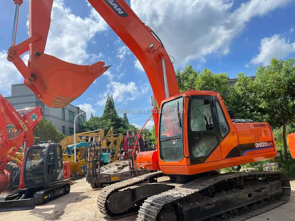 Doosan venta caliente excavadora usada doosan 220/ DOOSAN220 origen de Corea/ Máquina de excavación usada mejor venta buen precio
