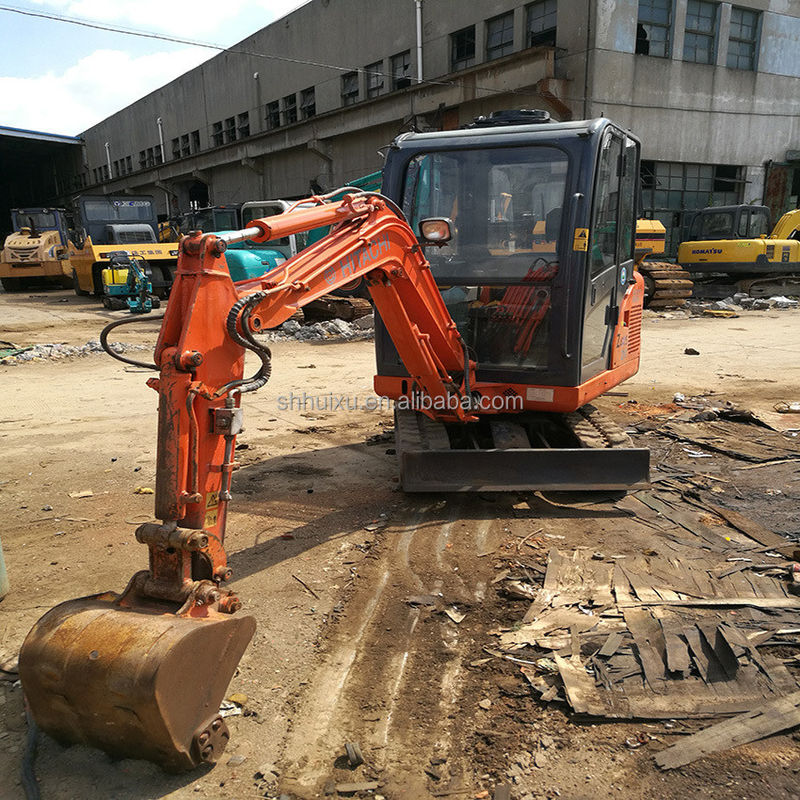 Hitachi en stock Mini excavadora japonesa usada HITACHI 20-2 a la venta/Excavadora de segunda mano pequeña de rastreo en buen estado HITACHI 20-2