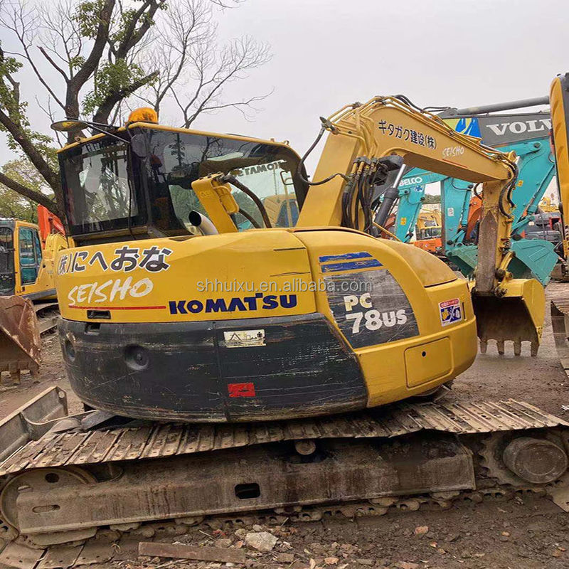 Usado Komatsu PC78 Excavadora / excavadora de segunda mano komatsu PC78 mini excavadora de rastreo buena calidad Komatsu Excavadora