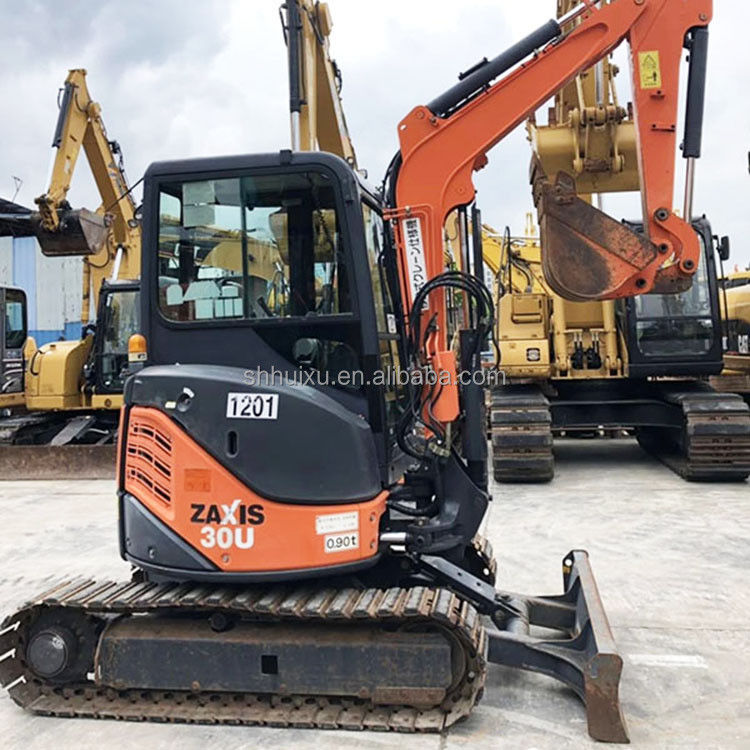 Hitachi en stock Mini excavadora japonesa usada HITACHI 30 a la venta/excavadora de segunda mano pequeña de rastreo en buen estado HITACHI 30