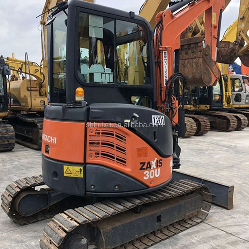 Hitachi en stock Mini excavadora japonesa usada HITACHI 30 a la venta/excavadora de segunda mano pequeña de rastreo en buen estado HITACHI 30