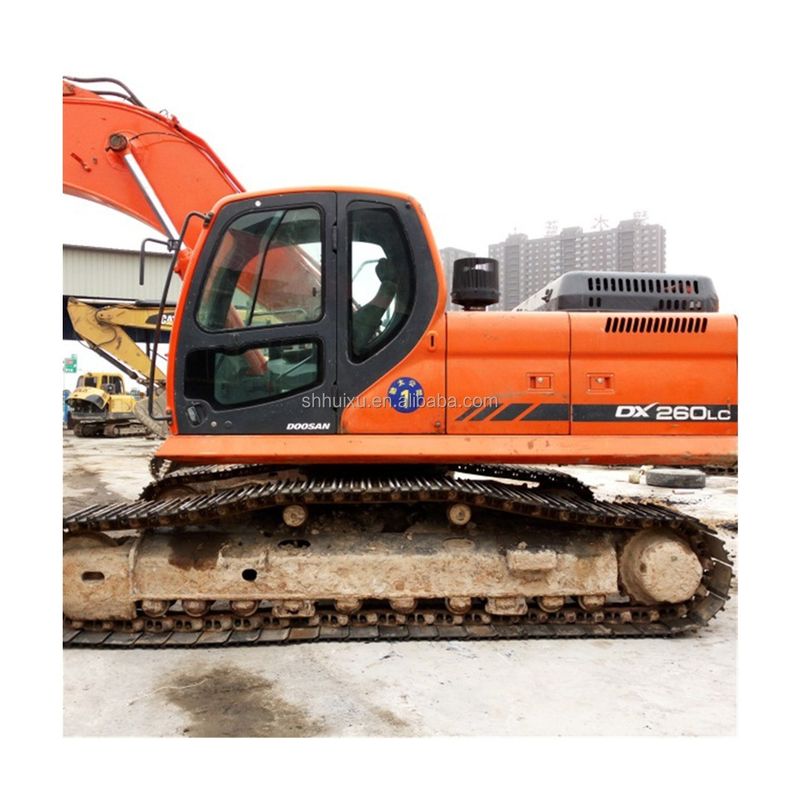 Venta caliente de Doosan Excelente calidad Excavadora de segunda mano de excavadora hidráulica DOOSAN DX260 origen de Corea/ Máquina de excavación usada mejor vendida buen precio