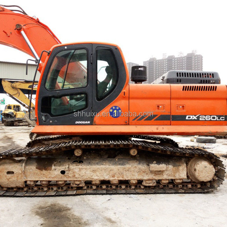 Venta caliente de Doosan Excelente calidad Excavadora de segunda mano de excavadora hidráulica DOOSAN DX260 origen de Corea/ Máquina de excavación usada mejor vendida buen precio