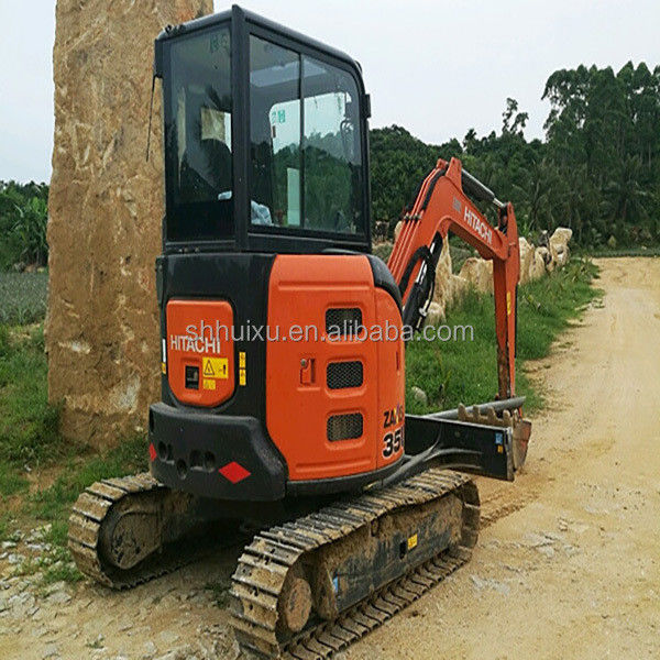 Hitachi en stock Mini excavadora japonesa usada HITACHI 35 a la venta/excavadora de segunda mano pequeña de rastreo en buen estado HITACHI 35