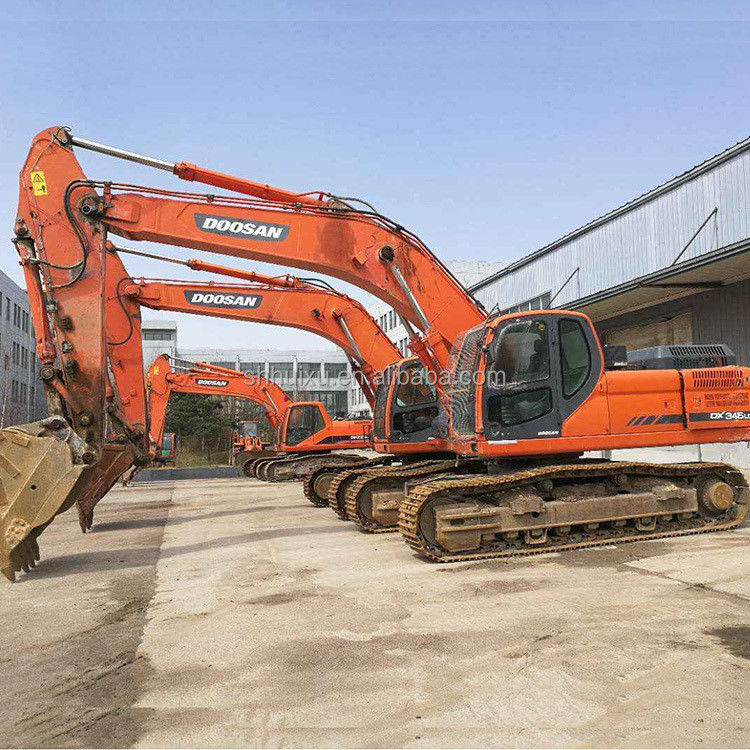 Venta caliente Doosan Excelente calidad Excavadora de segunda mano de rasca hidráulica DOOSAN DX345 origen de Corea/máquina de excavación usada mejor vendida buen precio