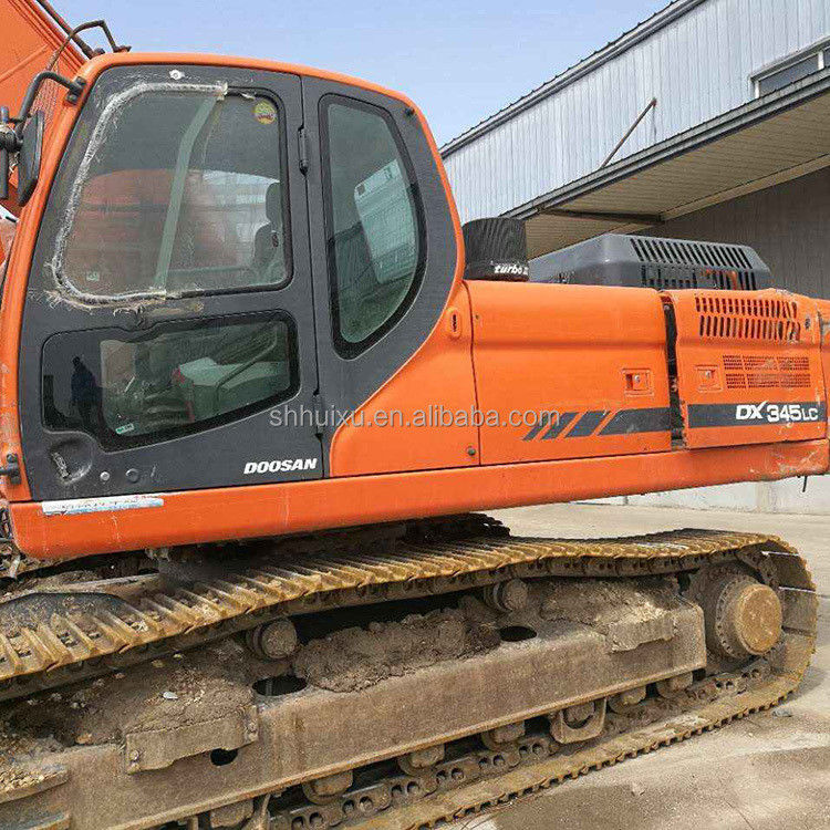 Venta caliente Doosan Excelente calidad Excavadora de segunda mano de rasca hidráulica DOOSAN DX345 origen de Corea/máquina de excavación usada mejor vendida buen precio