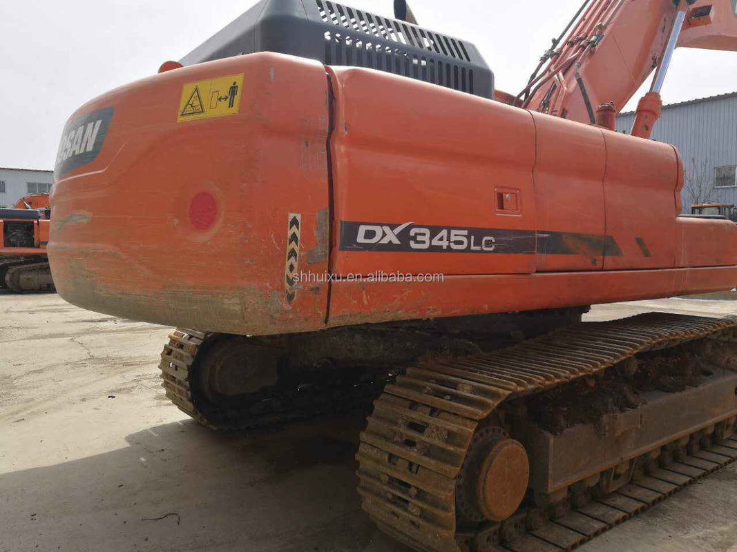 Venta caliente Doosan Excelente calidad Excavadora de segunda mano de rasca hidráulica DOOSAN DX345 origen de Corea/máquina de excavación usada mejor vendida buen precio