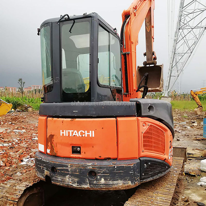 Hitachi en stock Mini excavadora japonesa usada HITACHI 50 a la venta/excavadora de segunda mano pequeña en buen estado HITACHI 50