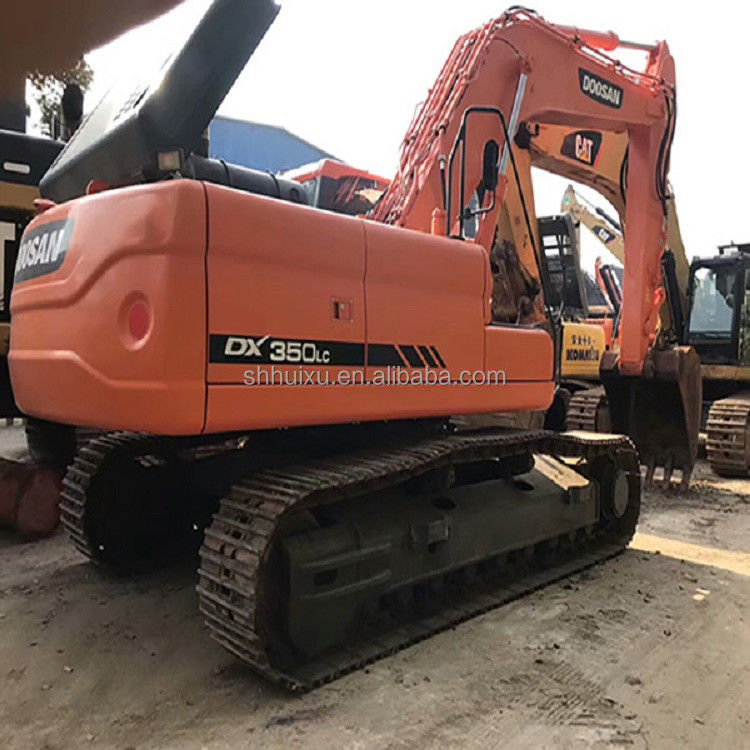 Venta caliente de Doosan excelente calidad de segunda mano excavadora hidráulica de rastreo DOOSAN DX350 origen de Corea máquina de excavación usada más vendida