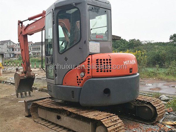 Hitachi en stock Mini excavadora japonesa usada HITACHI 55 a la venta/Excavadora de segunda mano pequeña de rastreo en buen estado HITACHI 55