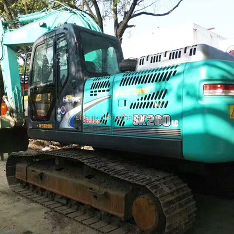 Kobelco SK200 máquina de excavación usada Kobelco SK260 excavadora de segunda mano de excelente calidad