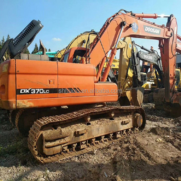 Venta caliente de Doosan Excelente calidad Excavadora de segunda mano de excavadora hidráulica DOOSAN DX370 origen de Corea/máquina de excavación usada mejor vendida buen precio