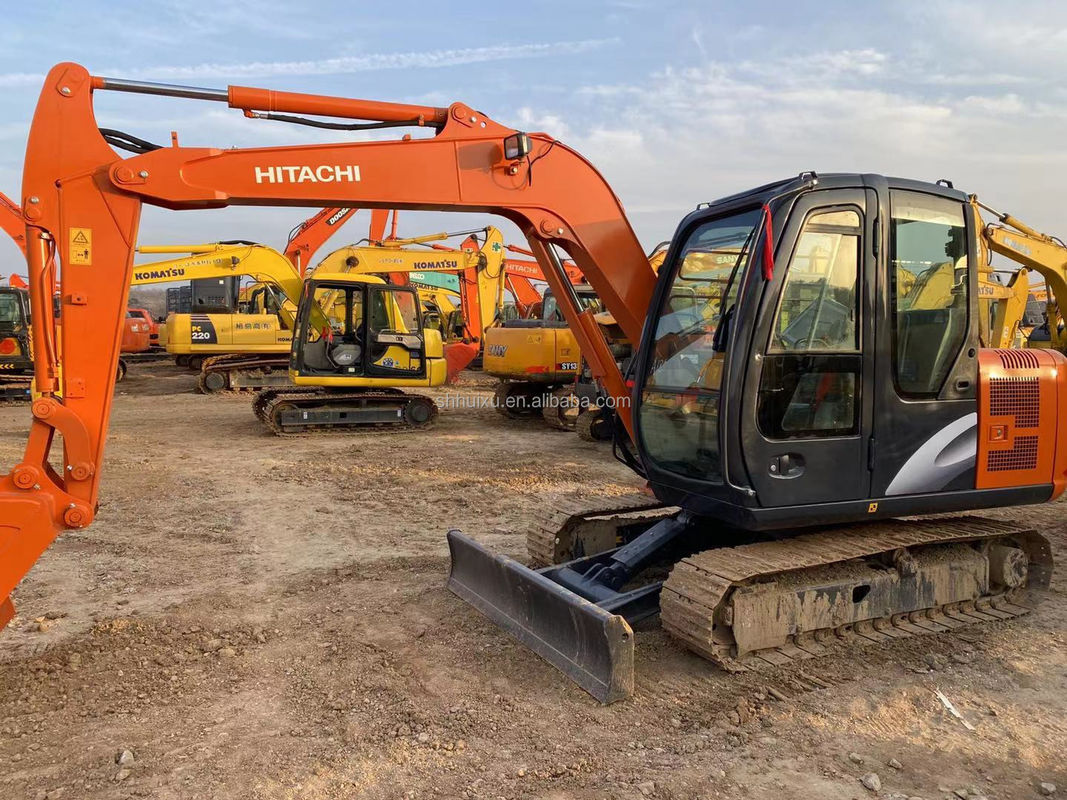 Hitachi en stock usado Hitachi mini excavadora zx60 Japón año 2019/de segunda mano Pequeña excavadora de rastreo en buen estado HITACHI 60