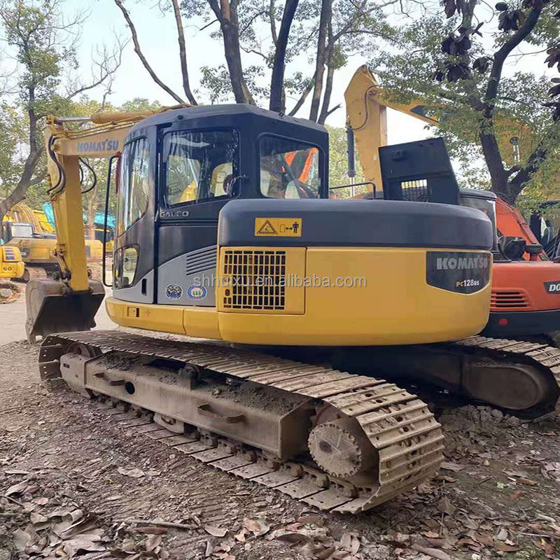Komatsu PC128 excavadora de recorrido máquina de excavación de segunda mano para venta Komatsu Excavadora