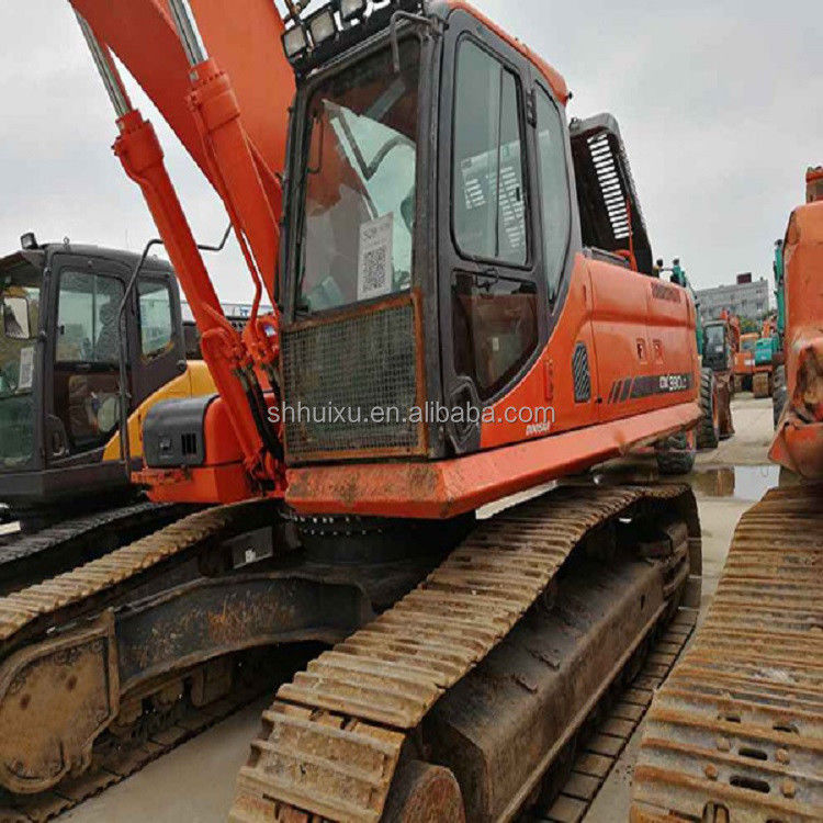 Venta caliente Doosan Mejor venta de segunda mano excavadora hidráulica de rasca DOOSAN DX380 origen de Corea/máquina de excavación usada buen precio