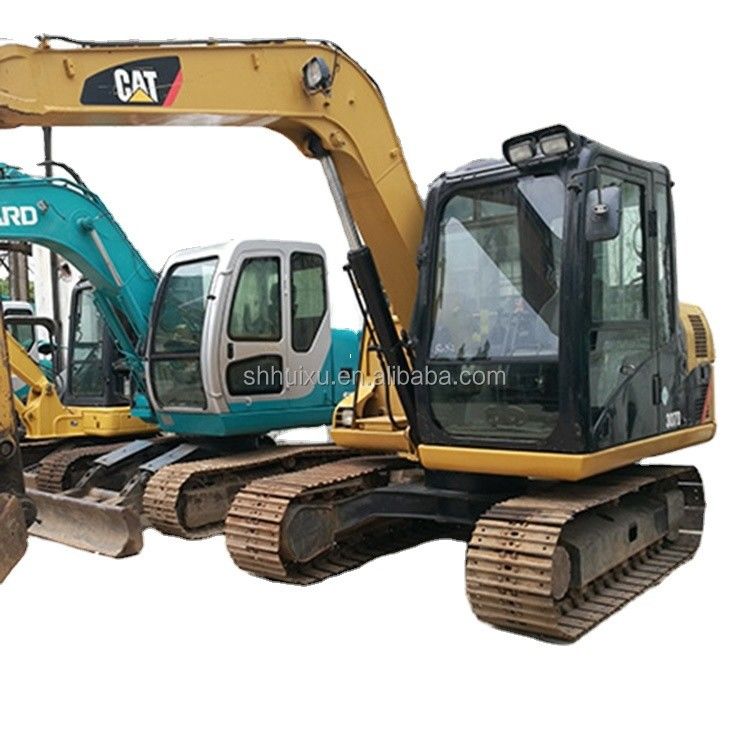 Excavadoras usadas cat307 Mini arrastrador máquina de excavación excavadora usada CAT307D 7T Caterpillar Excavadora Caterpillar en stock