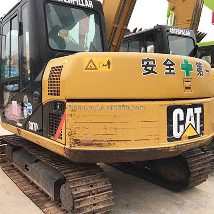 Excavadoras usadas cat307 Mini arrastrador máquina de excavación excavadora usada CAT307D 7T Caterpillar Excavadora Caterpillar en stock
