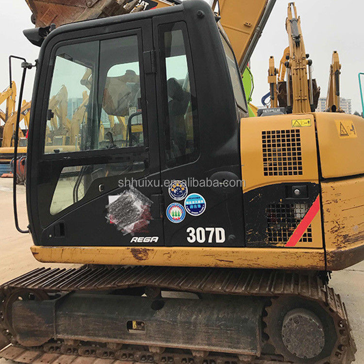Excavadoras usadas cat307 Mini arrastrador máquina de excavación excavadora usada CAT307D 7T Caterpillar Excavadora Caterpillar en stock