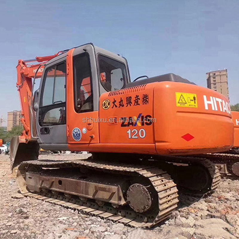 Hitachi venta caliente de segunda mano Excavadora de rastreo HITACHI 120 en buen estado Máquina de excavación usada para la venta