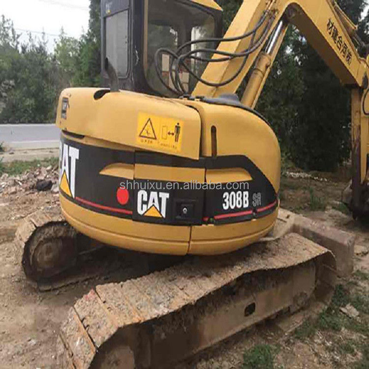 Usado de segunda mano de buena calidad Mini excavadora de rastreo usado CAT308B 8T Usado Excavadora máquina de excavación