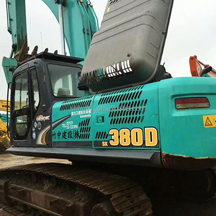 Kobelco SK200 Excavadora de segunda mano de excelente calidad Kobelco SK380/Maquina de excavación usada Kobelco SK380 precio barato