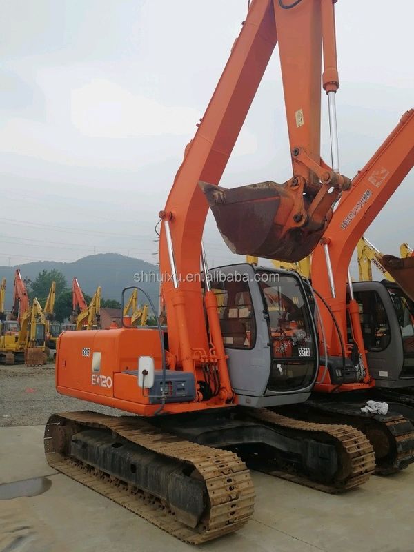 Hitachi venta caliente de segunda mano Excavadora HITACHI EX120-5 en buen estado máquina de excavación japonesa usada para la venta