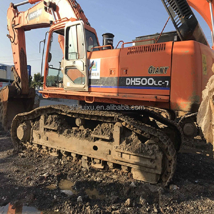 Venta caliente de Doosan Excelente calidad Excavadora de segunda mano de rasca hidráulica DOOSAN DH500 origen de Corea/máquina de excavación usada mejor vendida buen precio