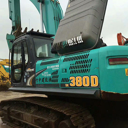 Excavadora usada japon Kobelco Sk 380 buena calidad Baja hora de trabajo de segunda mano excavadora usada kobelco precio de la excavadora usada