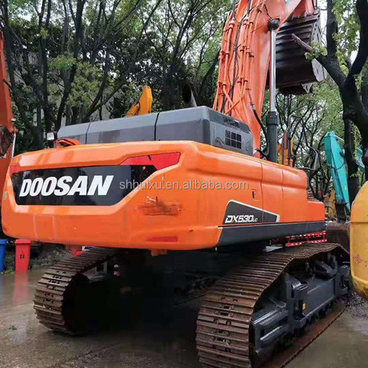 Venta caliente de Doosan excelente calidad de segunda mano excavadora hidráulica de rasca DOOSAN DX530 origen de Corea máquina de excavación usada mejor vendida