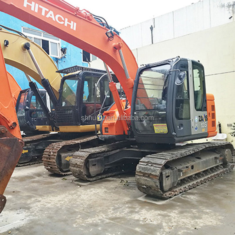 Hitachi venta caliente de segunda mano Excavadora de rastreo HITACHI 135 en buen estado máquina de excavación japonesa usada en venta