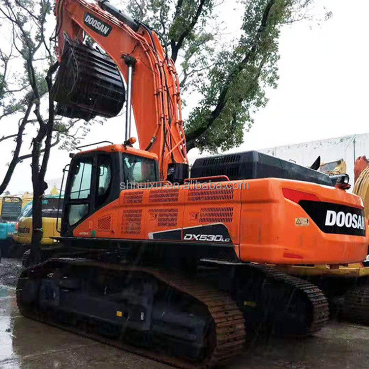 Venta caliente de Doosan excelente calidad de segunda mano excavadora hidráulica de rasca DOOSAN DX530 origen de Corea máquina de excavación usada mejor vendida
