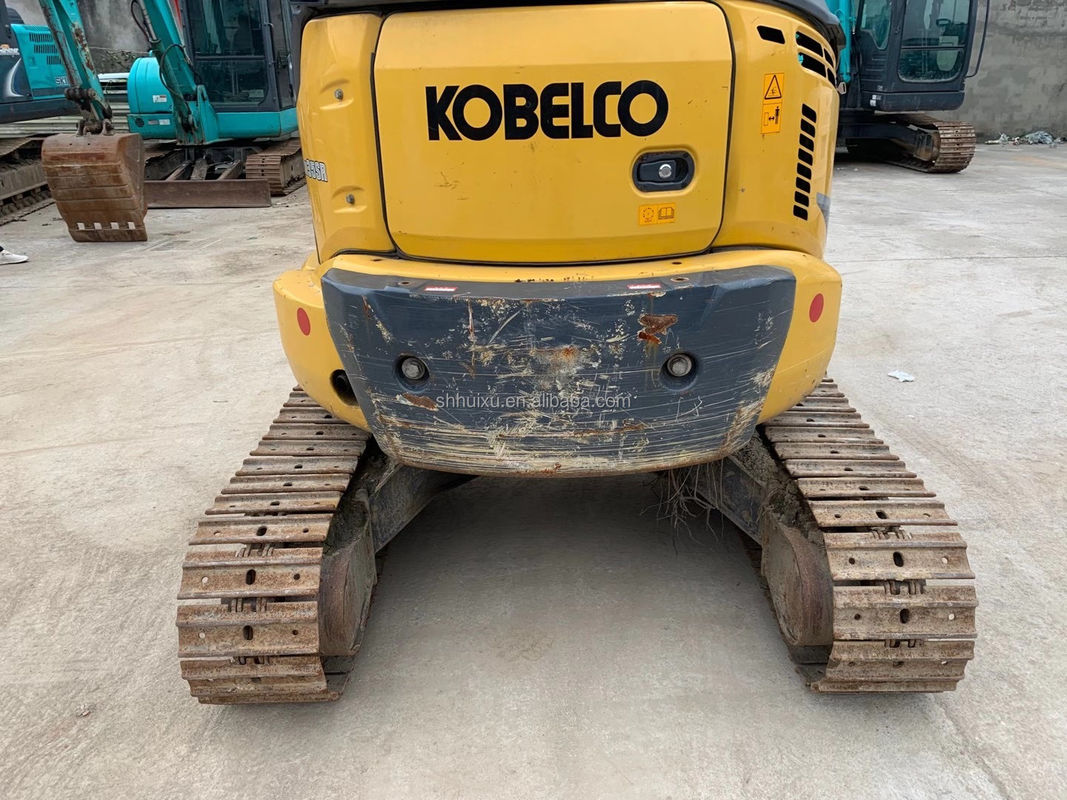Excavadora de rastreo hidráulica usada Kobelco35SR, mini de segunda mano de alta calidad excavadora KOBELCO35SR precio barato para la venta