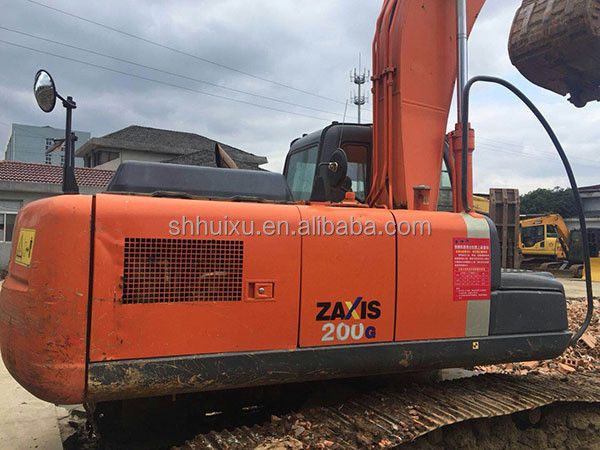 Hitachi venta caliente máquina de excavación usada japonesa HITACHI ZX200 de segunda mano Excavadora de rastreo HITACHI 200 en buen estado