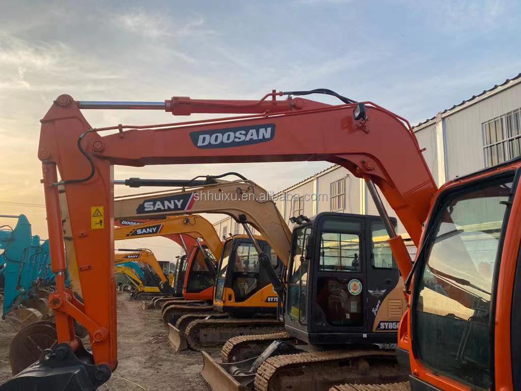 Originario de Corea mini excavadora usada Doosan75 máquina de construcción de calidad/Excavadora de segunda mano hidráulica DOOSAN75 venta caliente