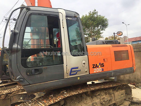 Hitachi venta caliente máquina de excavación usada japonesa HITACHI ZX200 de segunda mano Excavadora de rastreo HITACHI 200 en buen estado